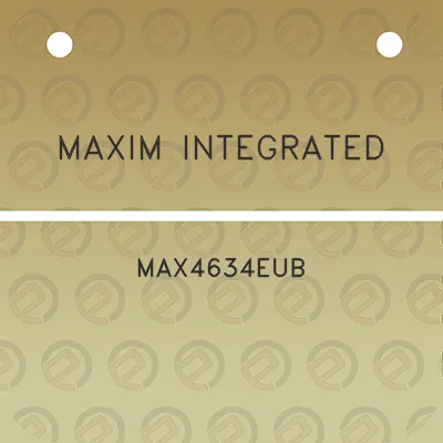 maxim-integrated-max4634eub