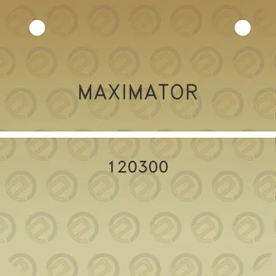 maximator-120300