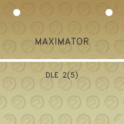 maximator-dle-25