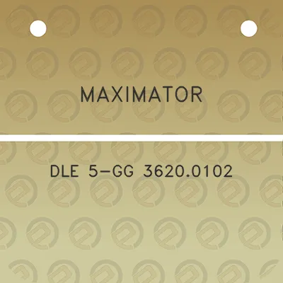 maximator-dle-5-gg-36200102