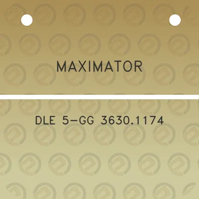 maximator-dle-5-gg-36301174