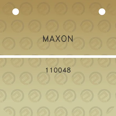 maxon-110048