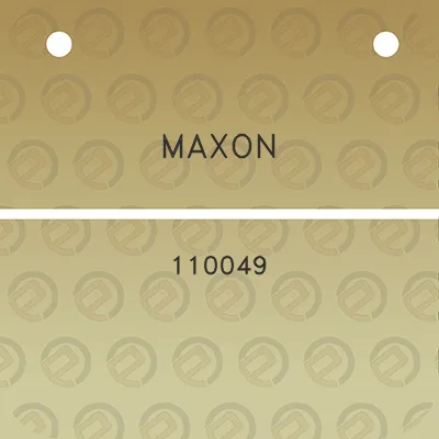 maxon-110049