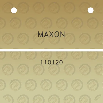 maxon-110120