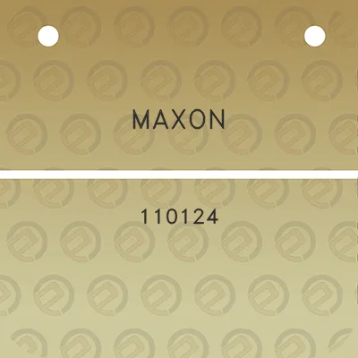 maxon-110124