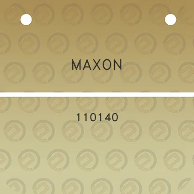 maxon-110140