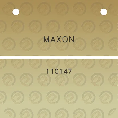 maxon-110147