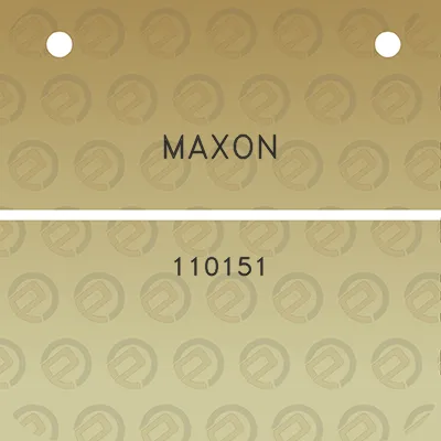 maxon-110151