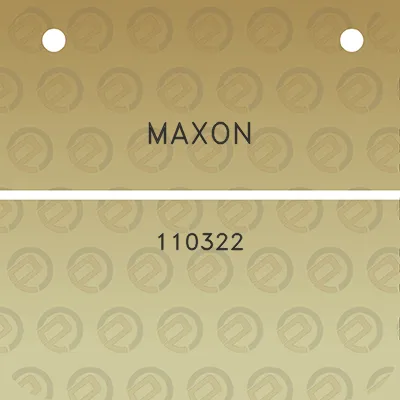 maxon-110322