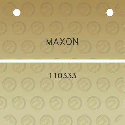 maxon-110333