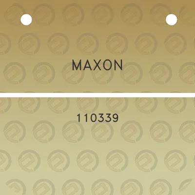 maxon-110339