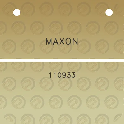 maxon-110933