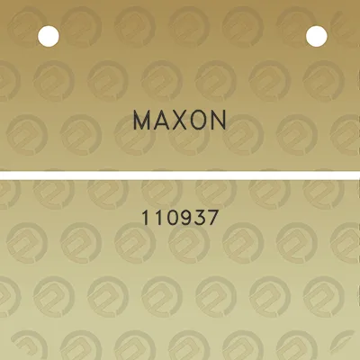 maxon-110937