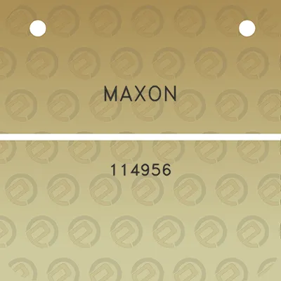 maxon-114956