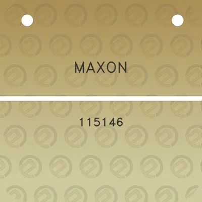 maxon-115146