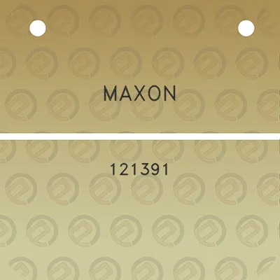 maxon-121391