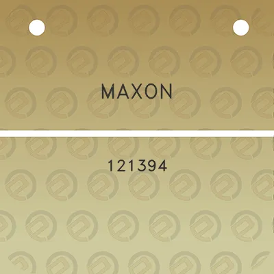 maxon-121394