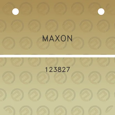 maxon-123827