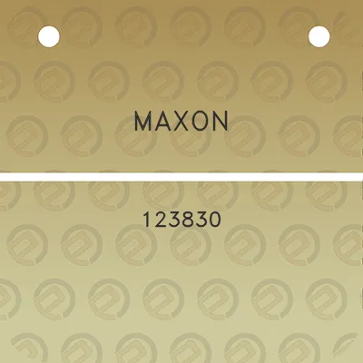 maxon-123830