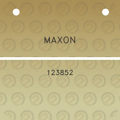 maxon-123852