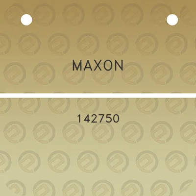 maxon-142750