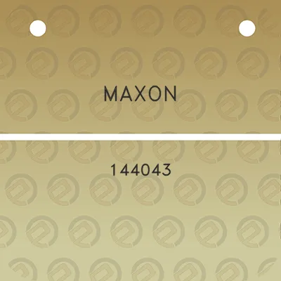 maxon-144043