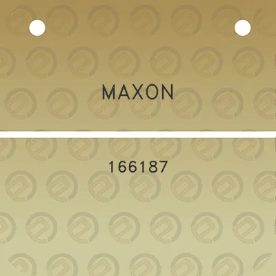 maxon-166187