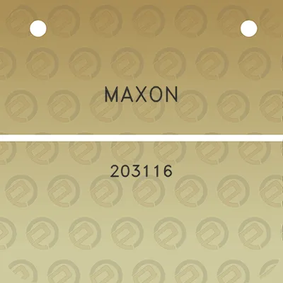 maxon-203116