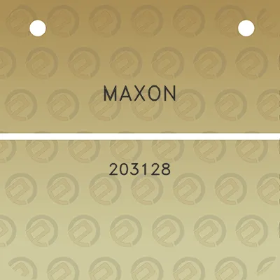 maxon-203128