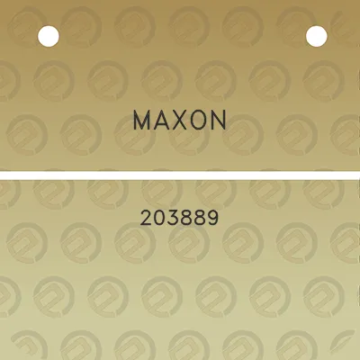 maxon-203889