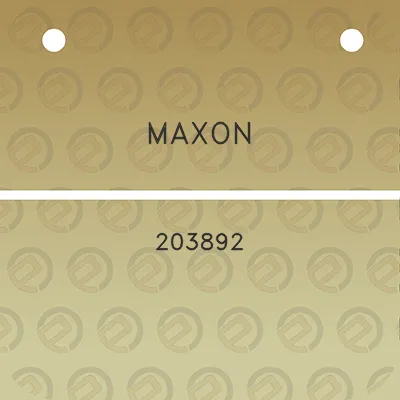 maxon-203892