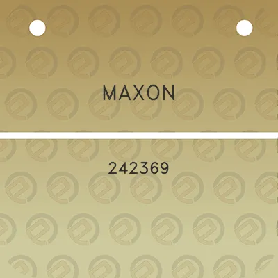 maxon-242369