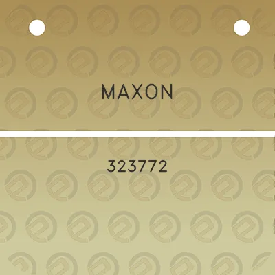 maxon-323772