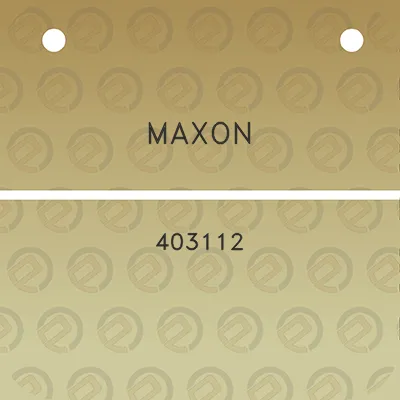 maxon-403112