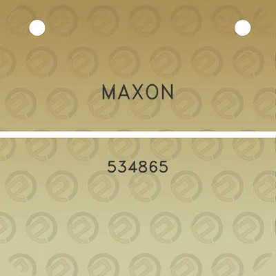 maxon-534865