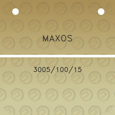 maxos-300510015