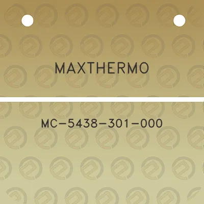 maxthermo-mc-5438-301-000