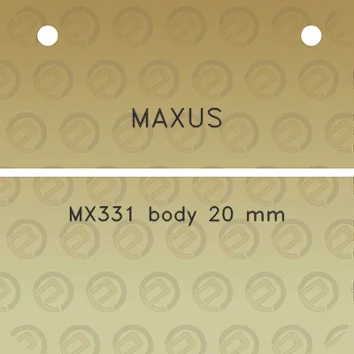 maxus-mx331-body-20-mm