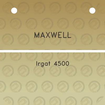 maxwell-irgat-4500