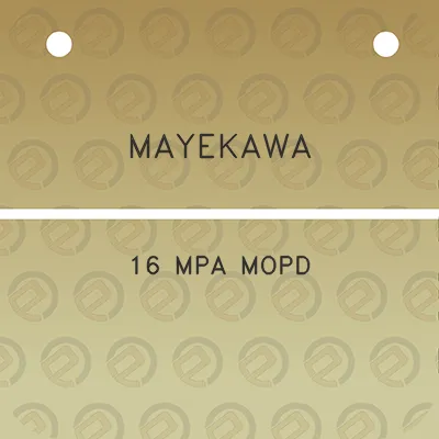 mayekawa-16-mpa-mopd