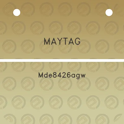 maytag-mde8426agw