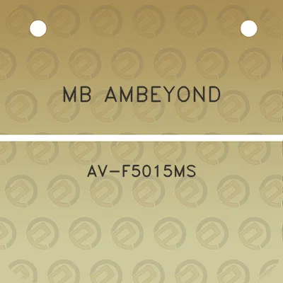 mb-ambeyond-av-f5015ms