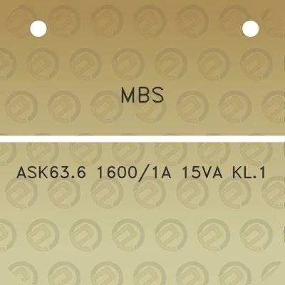 mbs-ask636-16001a-15va-kl1