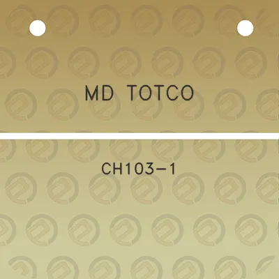 md-totco-ch103-1