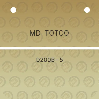 md-totco-d200b-5