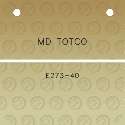 md-totco-e273-40