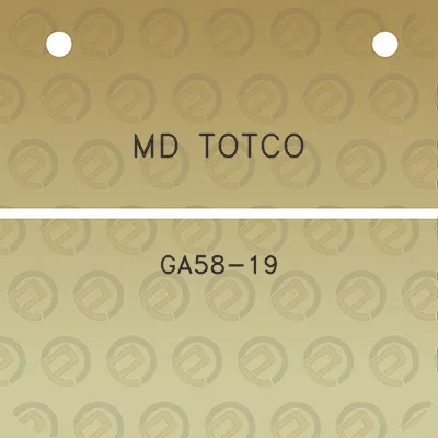 md-totco-ga58-19