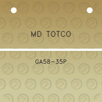 md-totco-ga58-35p