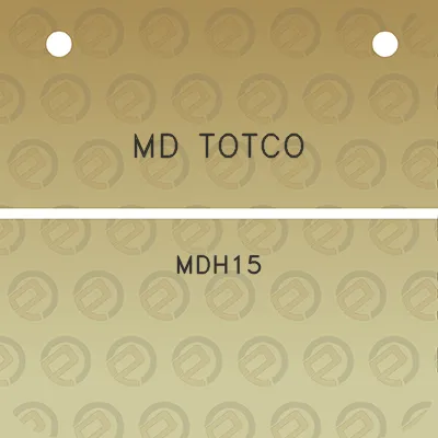 md-totco-mdh15