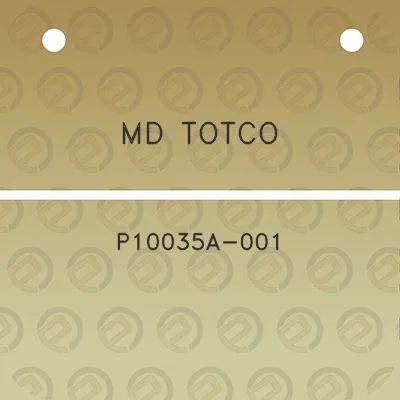 md-totco-p10035a-001